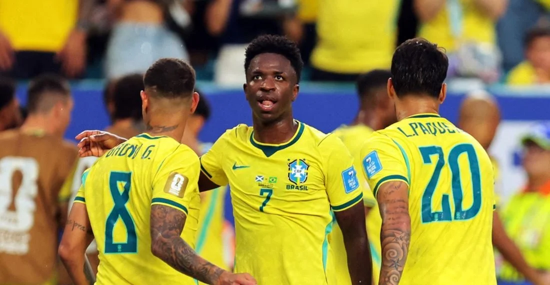 Dunia Heboh! Vini Brace dan Neymar Comeback saat Brasil Hajar Skotlandia