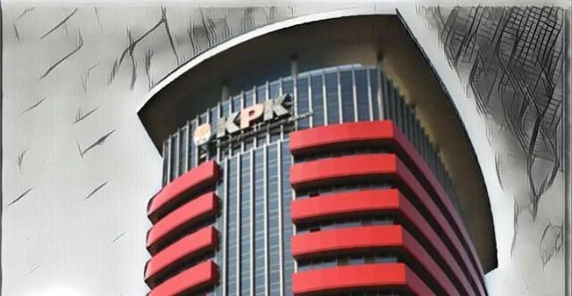 Gedung Merah Putih KPK Jakarta tempat pemeriksaan pihak yang terjaring OTT