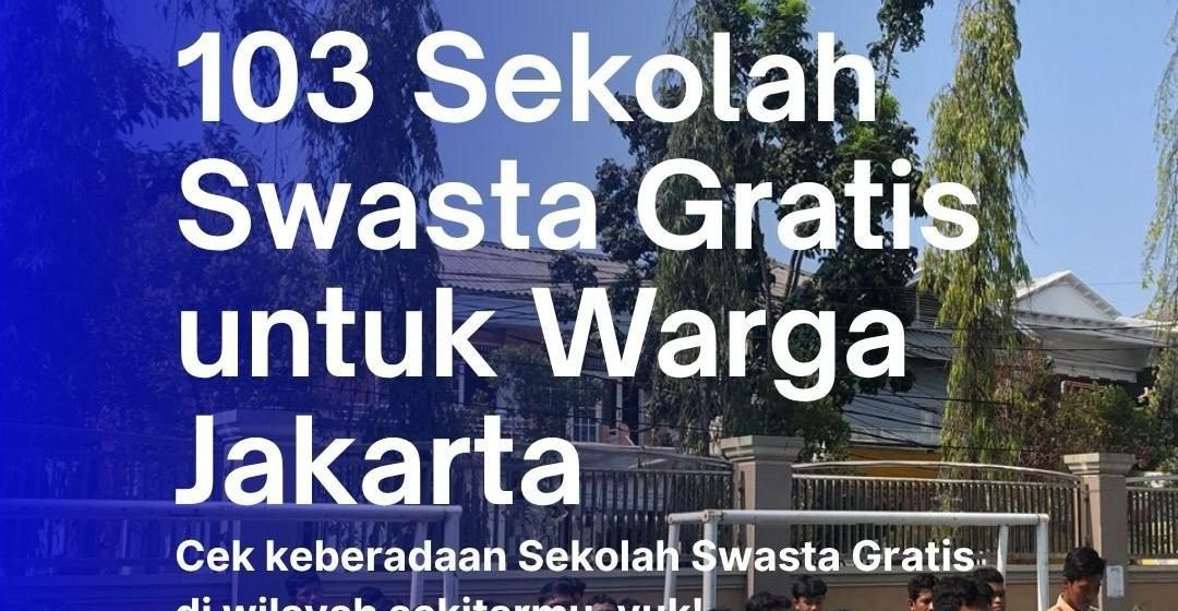 Ilustrasi pendaftaran sekolah swasta gratis di Jakarta tahun ajaran 2026/2027
