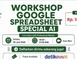 Cara Cepat Kuasai Skill Google Spreadsheet Berbasis AI dalam Waktu Dua Jam