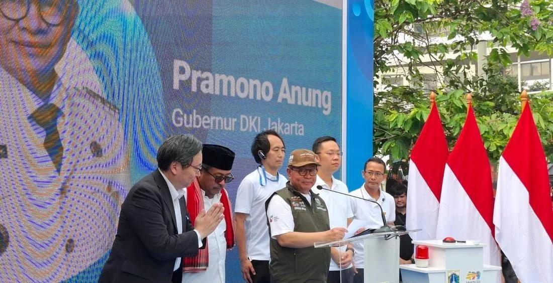 Pembangunan jembatan cincin donat di kawasan Dukuh Atas Jakarta