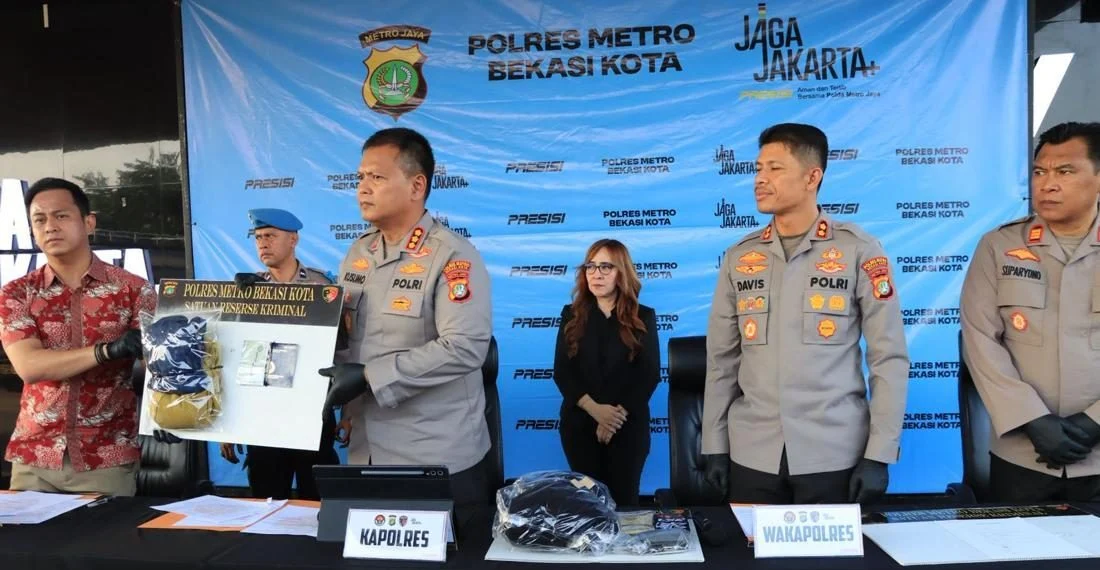 Polisi Bekuk Pencuri Motor di Kayuringin Bekasi, 1 Orang Masih DPO