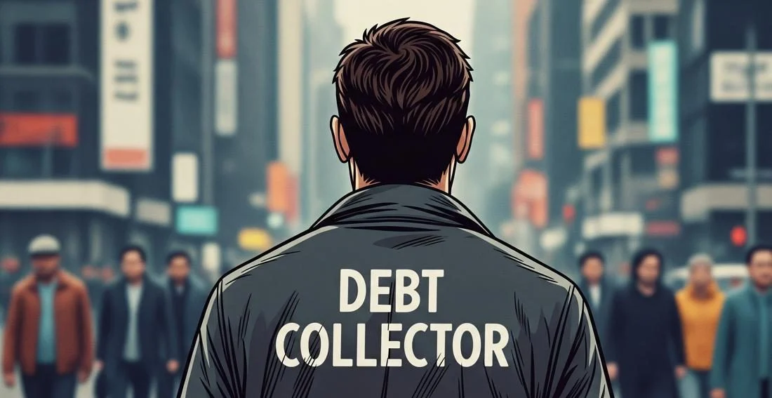 Suasana perdebatan antara debt collector dengan warga di jalan raya