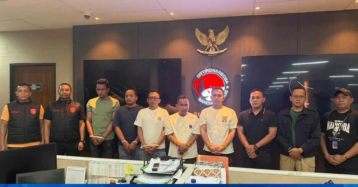Ilustrasi penangkapan anggota polisi terkait kasus narkoba