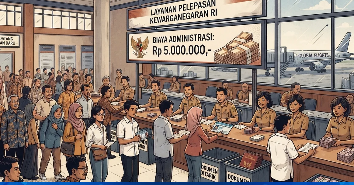 Wakil Ketua Komisi XIII DPR RI memberikan tanggapan terkait kebijakan kenaikan tarif pelepasan status WNI.
