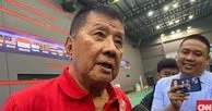 Legenda bulutangkis Indonesia Rudy Hartono saat memberikan keterangan pers di Tangerang Selatan