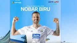 Pemain Persib Bandung bersiap menghadapi FC Seoul di AFC Champions League 2